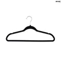 Addis Velvet Clothes Hangers – Pack of 50 Black - Home & Storage