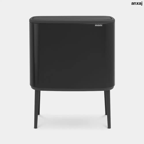 Brabantia Bo Touch Bin – 36 L waste bin matt black - Storage & Organisation