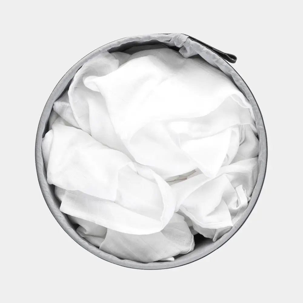 Brabantia Laundry Bin with Plastic Lid – 35L White - Home & Storage