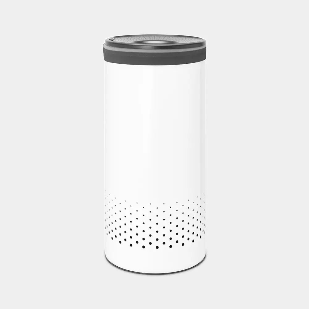 Brabantia Laundry Bin with Plastic Lid – 35L White - Home & Storage