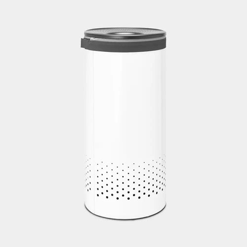 Brabantia Laundry Bin with Plastic Lid – 35L White - Home & Storage