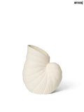 ferm LIVING Shell Vase – Off-White Ceramic Vase - Home Decor