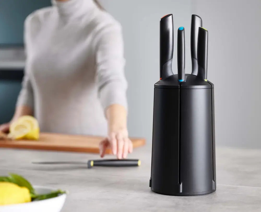 Joseph Joseph Elevate Knives Carousel – 5-piece multicolour knife set with rotating block - Kitchen & Dining