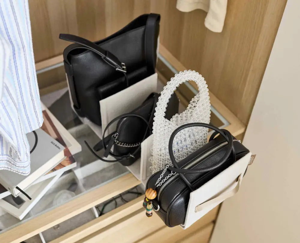 Joseph Joseph Orderly Wardrobe Handbag Storage Organiser – Ecru - Home & Storage