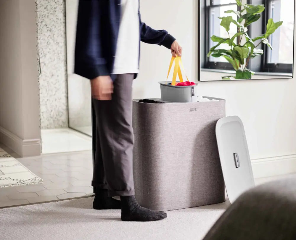 Joseph Joseph Tota Trio – 90 L laundry separation basket grey - Storage & Organisation