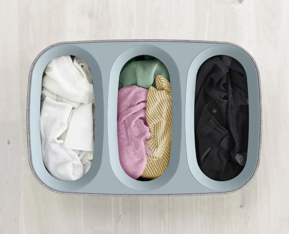 Joseph Joseph Tota Trio – 90 L laundry separation basket grey - Storage & Organisation