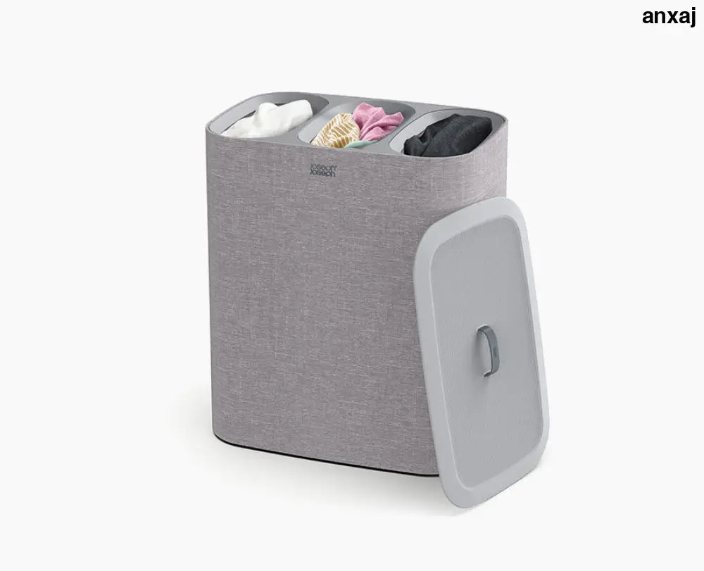 Joseph Joseph Tota Trio – 90 L laundry separation basket grey - Storage & Organisation