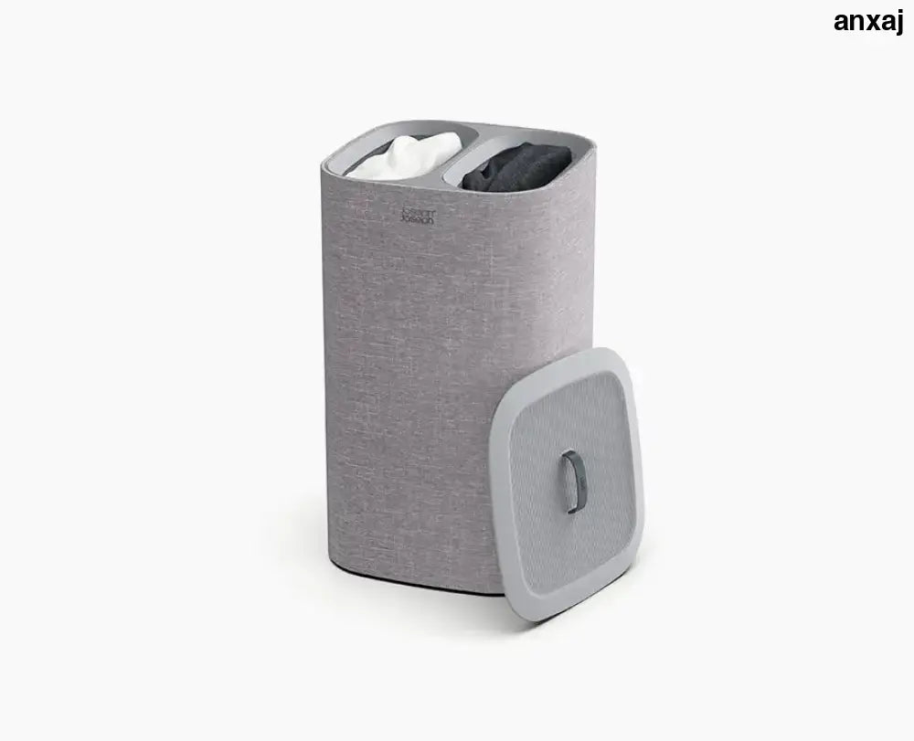 Joseph Joseph Tota Twin Laundry Separation Basket – 60L Grey - Home & Storage