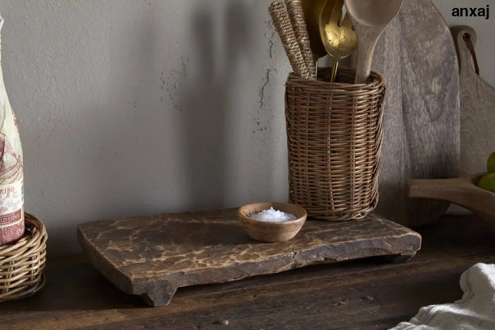 Nkuku Kaveeta – reclaimed wood serving board natural - Kitchen & Dining