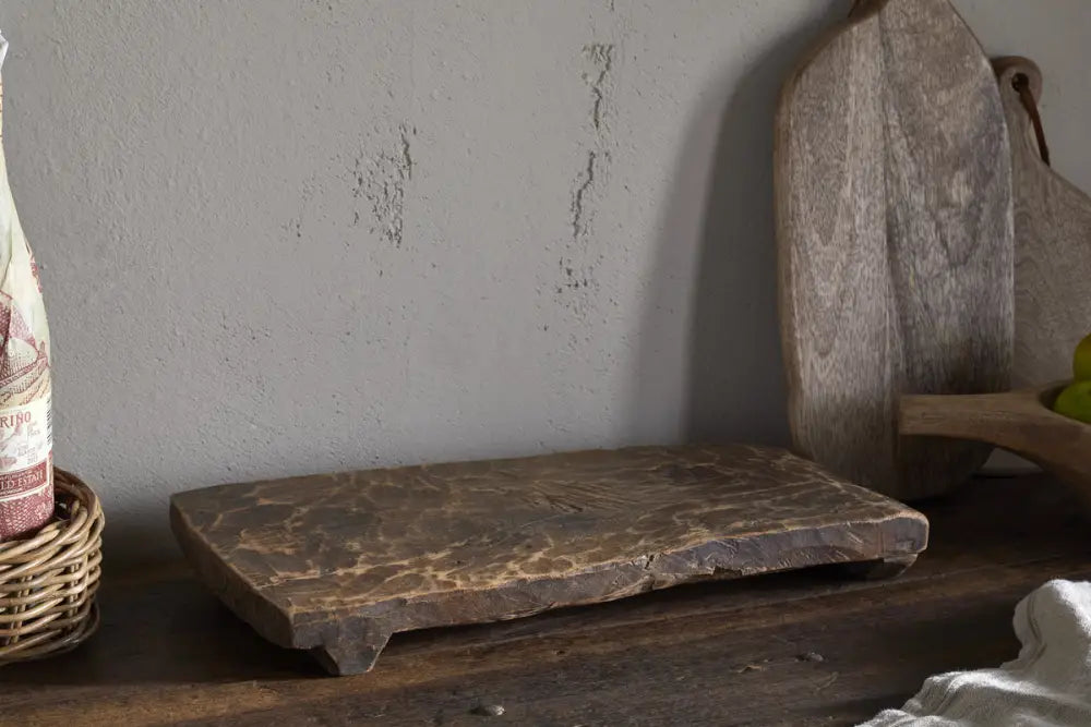 Nkuku Kaveeta – reclaimed wood serving board natural - Kitchen & Dining