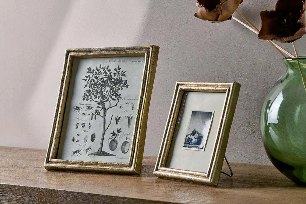 Nkuku Pambani Photo Frame – Antique Brass 5 x 7 in - Home Decor