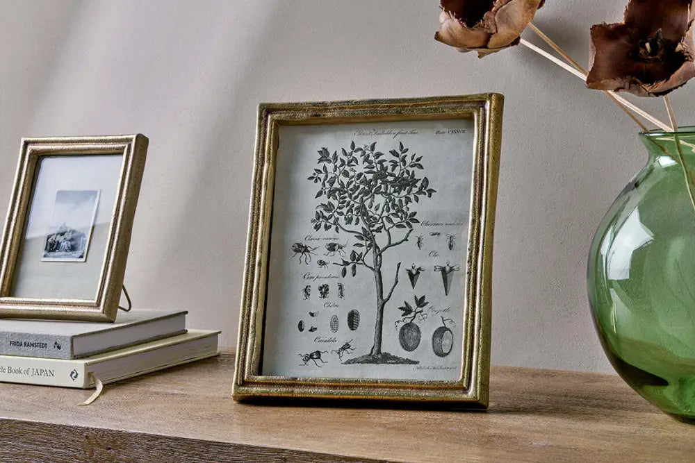Nkuku Pambani Photo Frame – Antique Brass 5 x 7 in - Home Decor